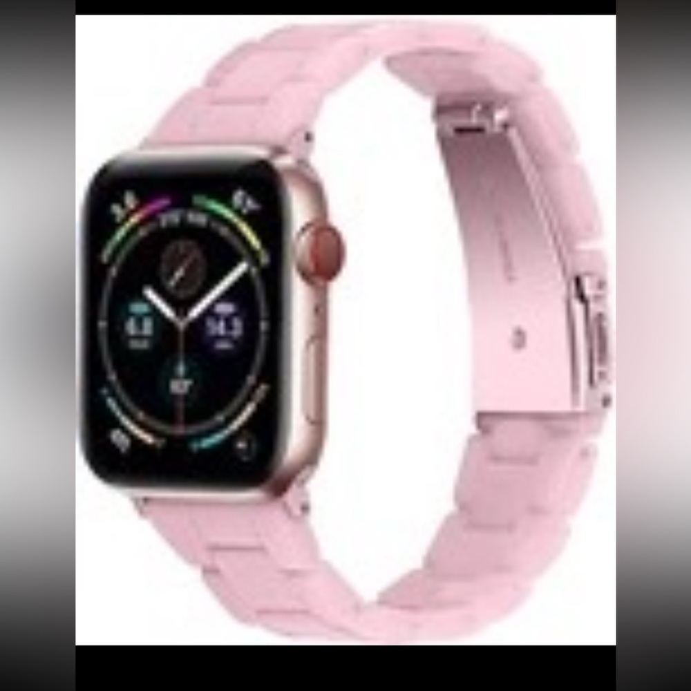 Watch Bands 38mm 40mm 42mm 44mm, Resin Wristbands Replacement for iWatch SE& Ser